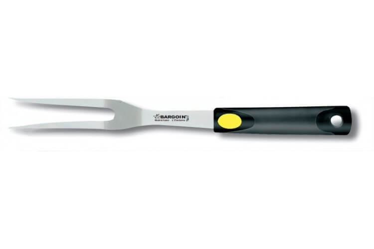 Fourchette courbée 2 piques Util-Chef Bargoin acier inox 32cm