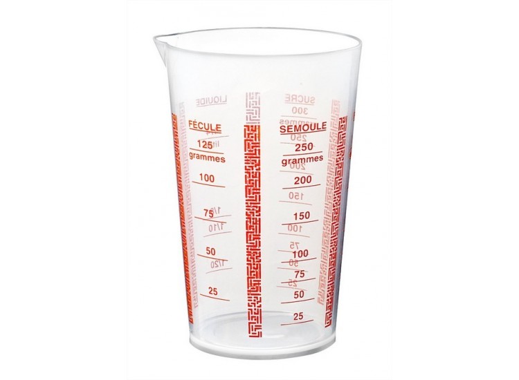 Verre doseur plastique 1/4L
