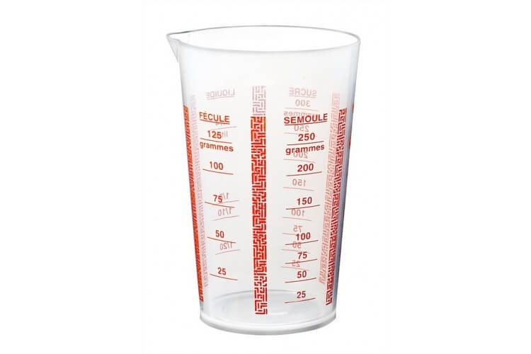 Verre doseur plastique 1/4L