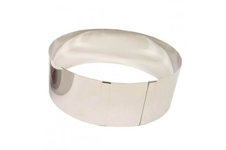 Cercle à tartes et entremets inox LARES 30cm
