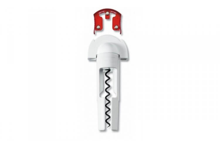 Tire bouchon Victorinox à cloche blanche avec coupe-capsule amovible 