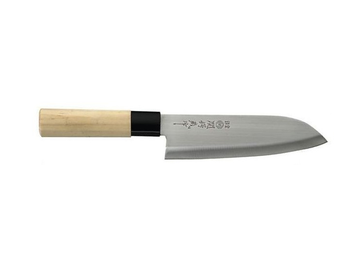 Couteau japonais Santoku Tsubazo lame 17cm