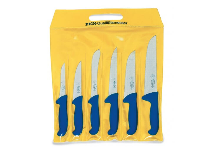 Pochette de 6 couteaux de boucher DICK ERGOGRIP acier NSF