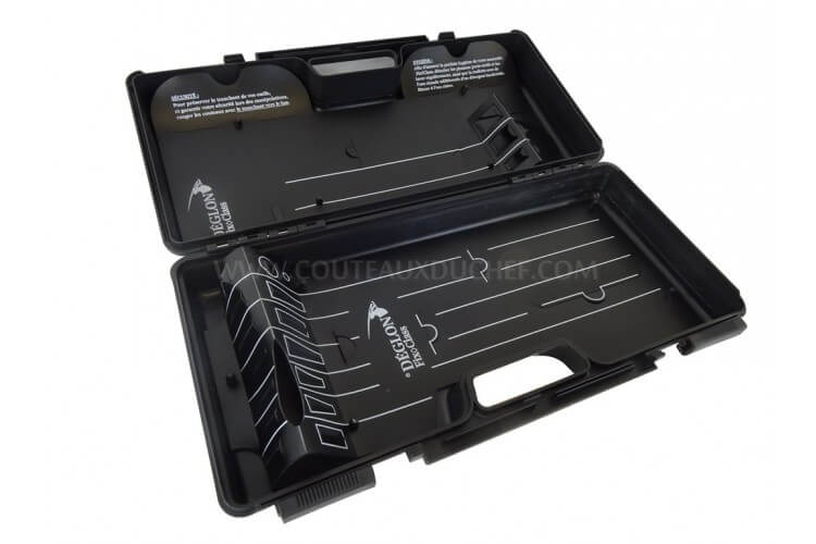 Mallette compacte vide Deglon avec 2 plateaux fixes