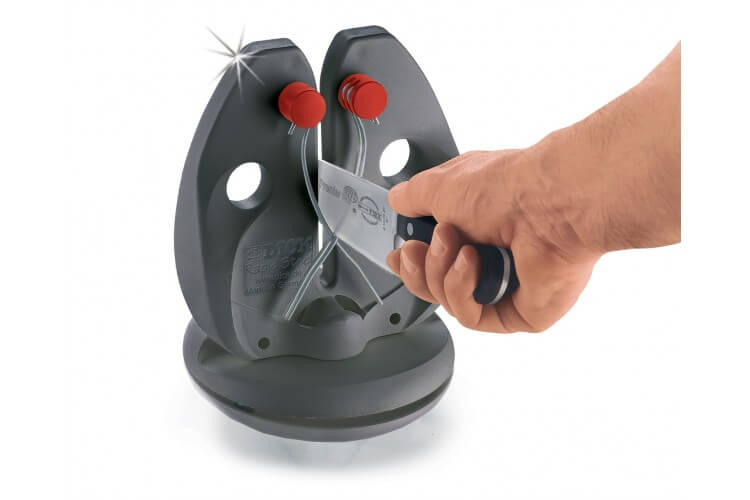Aiguiseur pro DICK RAPID STEEL ACTION à broches croisées + socle 