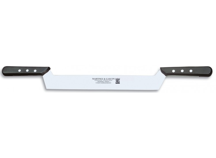 Couteau &agrave; fromage 2 manches Martinez & Gascon 3 rivets - 32cm
