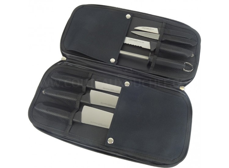 Mallette 6 couteaux + 1 fusil Diamant Bargoin Creative Chef