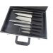 Valise du chef 6 couteaux + 1 fusil Diamant Bargoin Creative Chef
