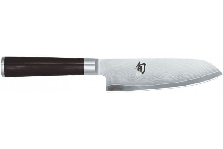 Couteau Santoku damas Shun lame alvéolée 18cm