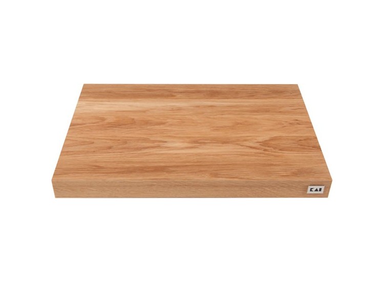 Planche &agrave; d&eacute;couper KAI en ch&ecirc;ne clair 39x26x4cm  + pieds antid&eacute;rapants