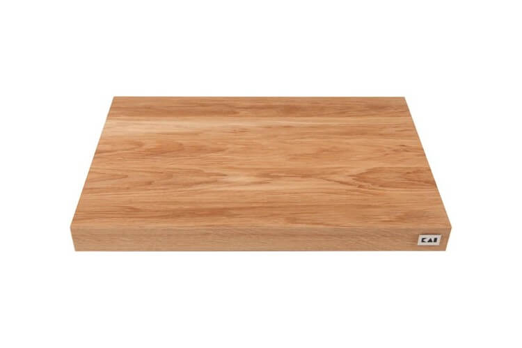 Planche à découper KAI en chêne clair 39x26x4cm + pieds antidérapants