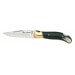 Couteau pliant de chasse Laguiole G.DAVID 602 manche en corne 12cm avec mitre en laiton