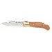 Couteau pliant Laguiole G.DAVID 502 manche 12cm olivier avec mitre en laiton