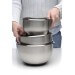 Set de 4 raviers avec couvercle BergHOFF Geminis acier inox + base antiglisse