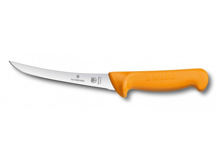 Couteau &agrave; d&eacute;sosser professionnel Victorinox SWIBO lame &eacute;troite dos renvers&eacute; acier inox 13cm