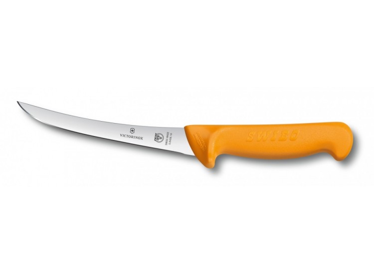 Couteau &agrave; d&eacute;sosser professionnel Victorinox SWIBO lame courb&eacute;e acier inox 13cm