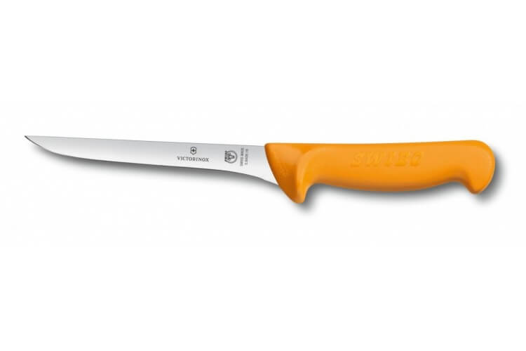 Couteau à désosser professionnel Victorinox SWIBO lame flexible usée acier inox 13cm