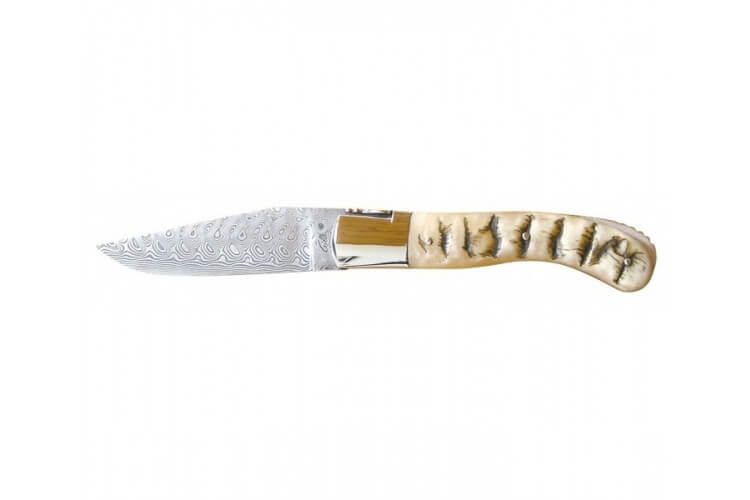 Couteau Laguiole GILLES, manche 13 cm corne de bélier
