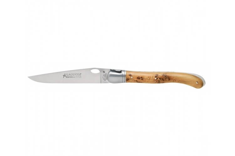 Couteau Laguiole GILLES, manche 12 cm genévrier