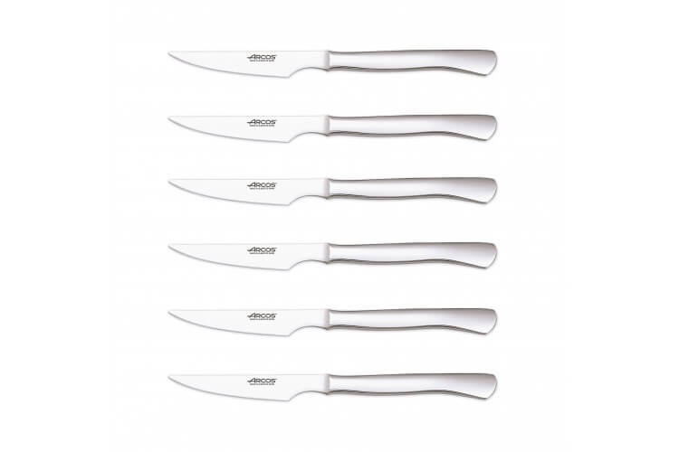 Coffret de 6 couteaux à steak Arcos acier inox monobloc