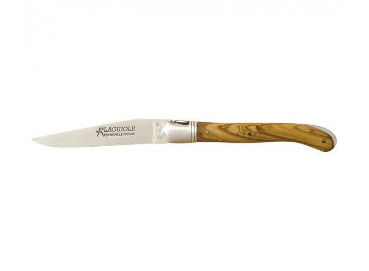 Couteau Laguiole GILLES, manche 12 cm olivier