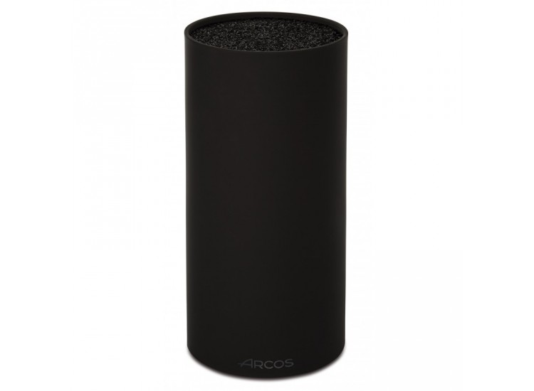 Bloc universel design rond noir Arcos int&eacute;rieur amovible fibres PP