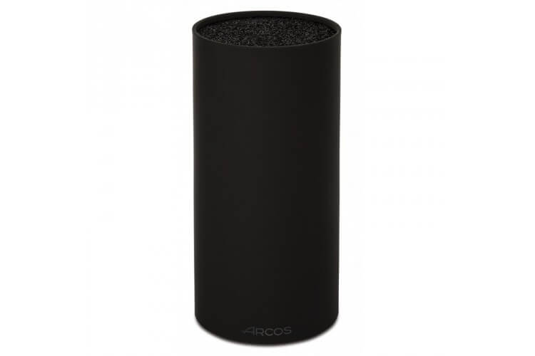 Bloc universel design rond noir Arcos intérieur amovible fibres PP