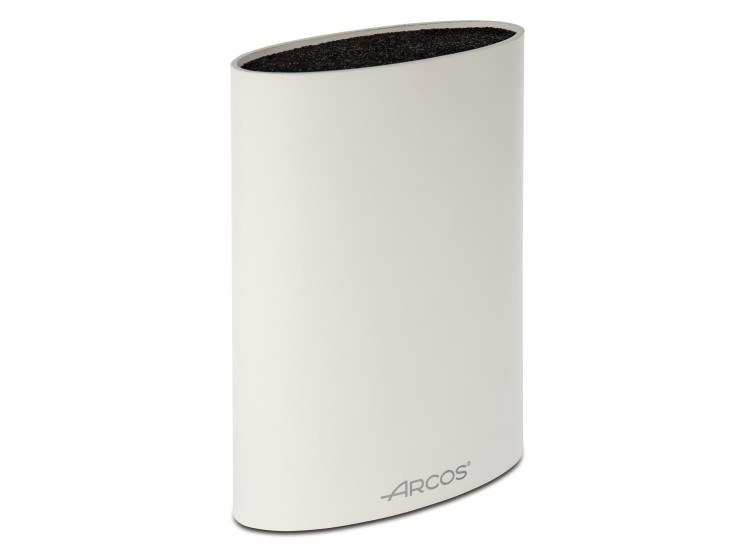 Bloc universel design oval blanc Arcos int&eacute;rieur amovible fibres PP