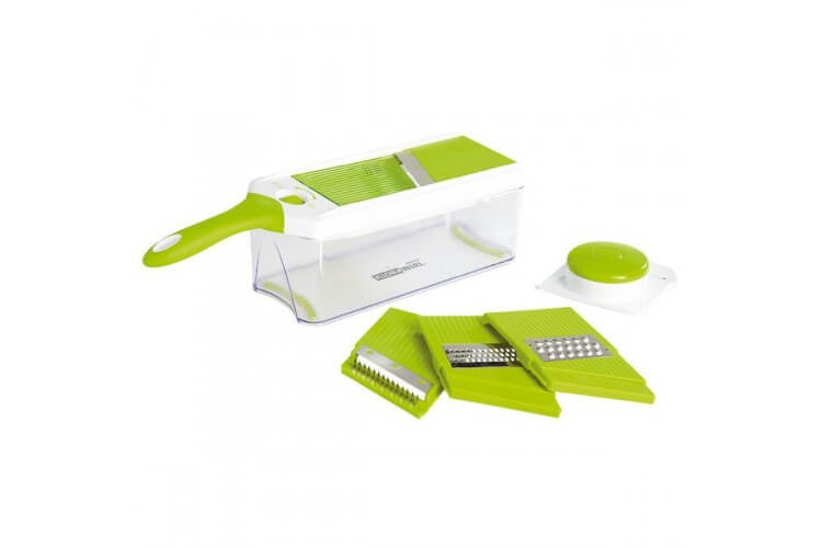 Mandoline multifonction réglable Kitchen Artist 4 lames interchangeables acier inox