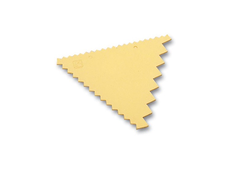 Peigne de d&eacute;cor triangle 9.3 x 8.3cm
