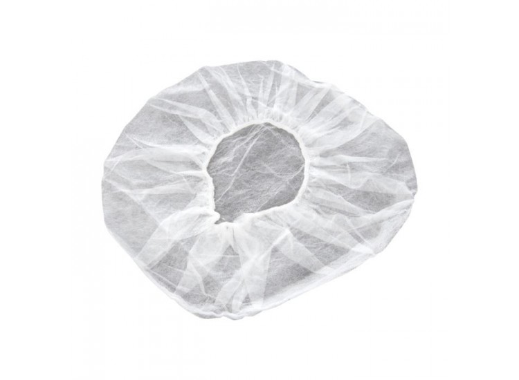 Lot de 100 charlottes blanches rondes