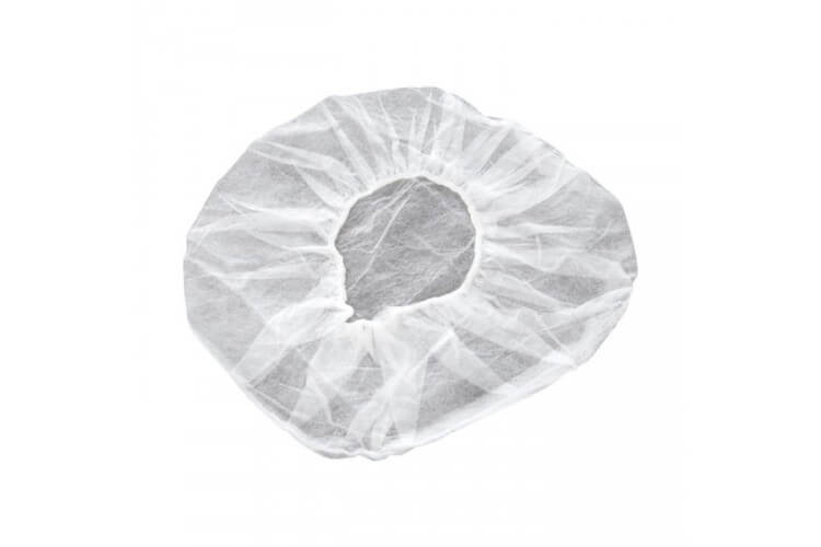 Lot de 100 charlottes blanches rondes