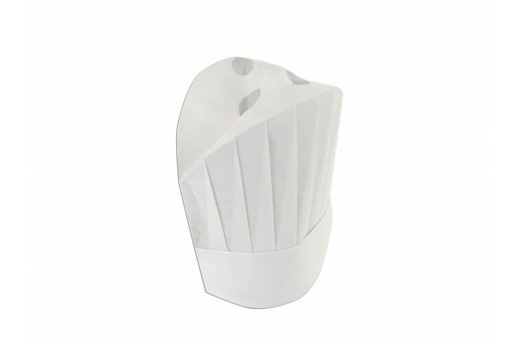 10 toques traitées non tissées Mallard Ferrière hauteur 25cm taille réglable