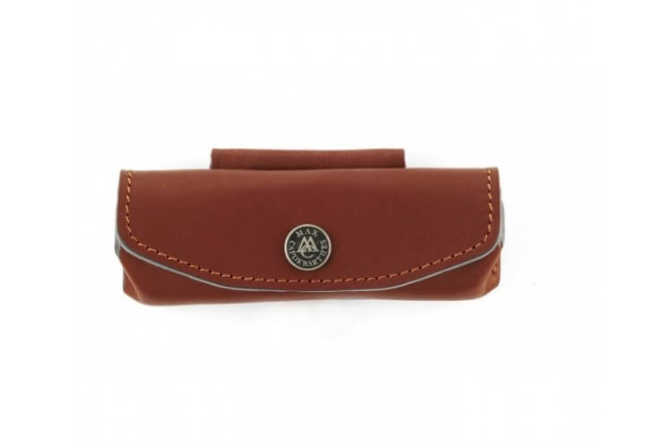 Etui MAX CAPDEBARTHES 9813 en cuir marron pour couteaux avec manche de 12 ou 13cm
