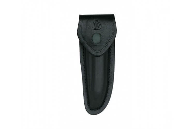Etui PIELCU 5312 en cuir noir pour couteau laguiole avec manche 12cm
