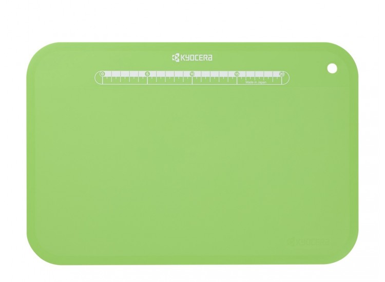 Planche &agrave; d&eacute;couper souple Kyocera verte 37x25x2cm
