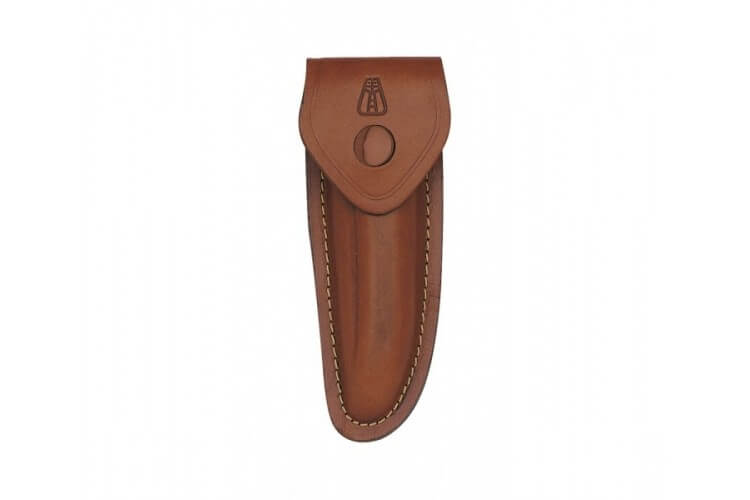 Etui cuir marron PIELCU, pour LAGUIOLE, avec passant port horizontal, transversal ou vertical 