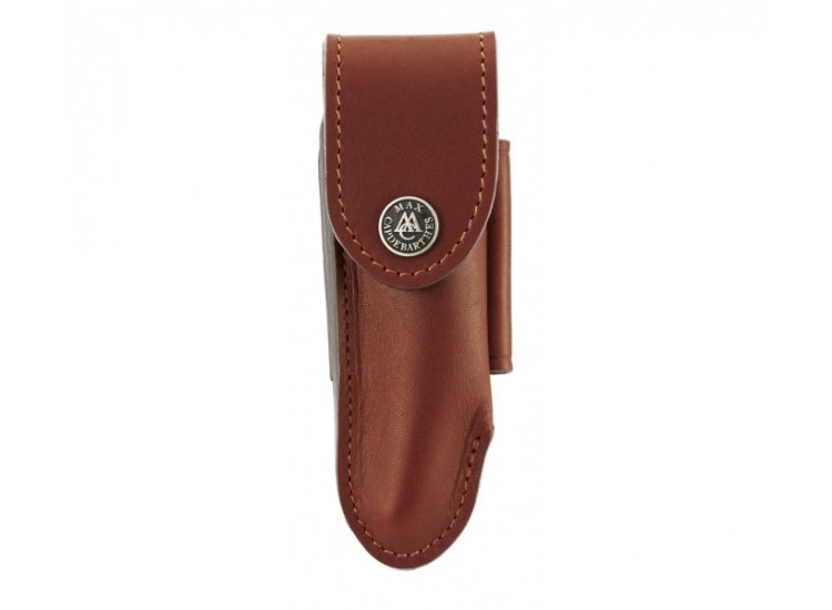 Etui MAX CAPDEBARTHES P&eacute;rou 27812 en cuir marron pour laguiole manche 12cm