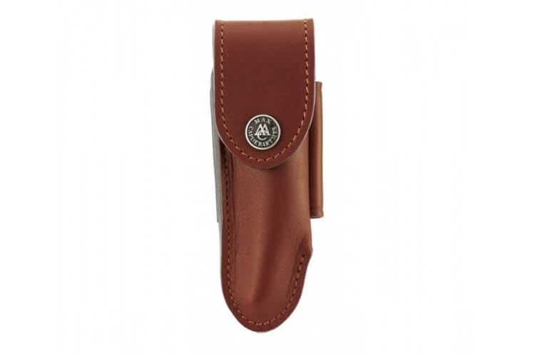 Etui MAX CAPDEBARTHES Pérou 27812 en cuir marron pour laguiole manche 12cm