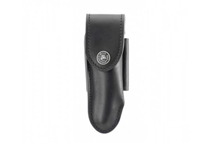 Etui MAX CAPDEBARTHES 27312 Tradition en cuir noir pour laguiole manche 12cm