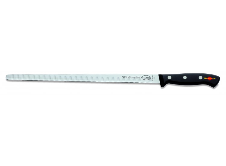 Couteau &agrave; saumon/jambon DICK SUPERIOR lame flexible alv&eacute;ol&eacute;e 32cm