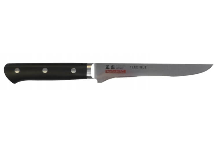 Couteau a desosser Masahiro lame flexible 16cm acier MBS-26