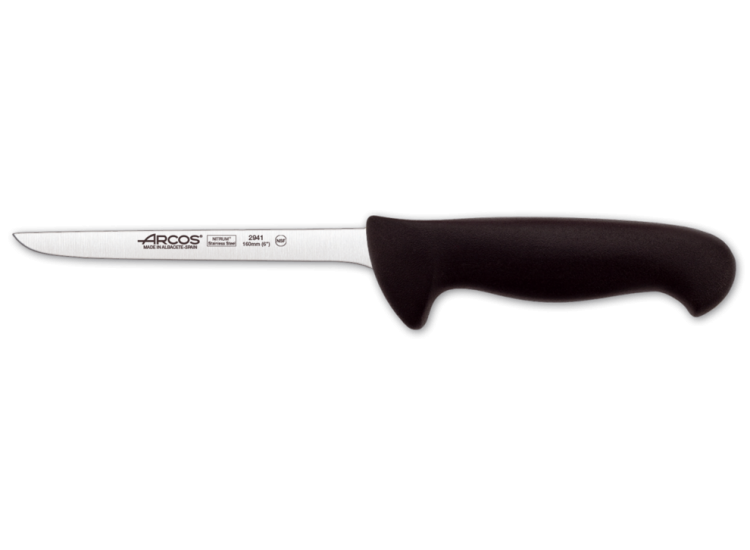 Couteau &agrave; d&eacute;sosser &eacute;troit pro 16cm acier NITRUM&reg; ARCOS 2900