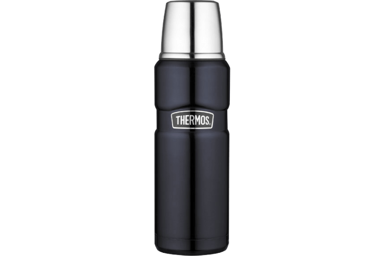Bouteille Thermos® King inox double paroi + tasse - 0.47L