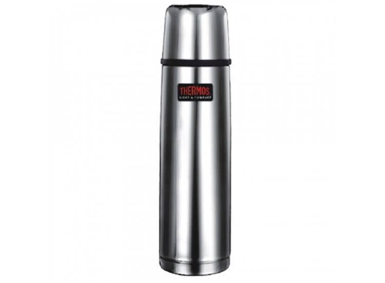 Bouteille Thermos&reg; Light & Compact tout inox double paroi + tasse - 0.5L