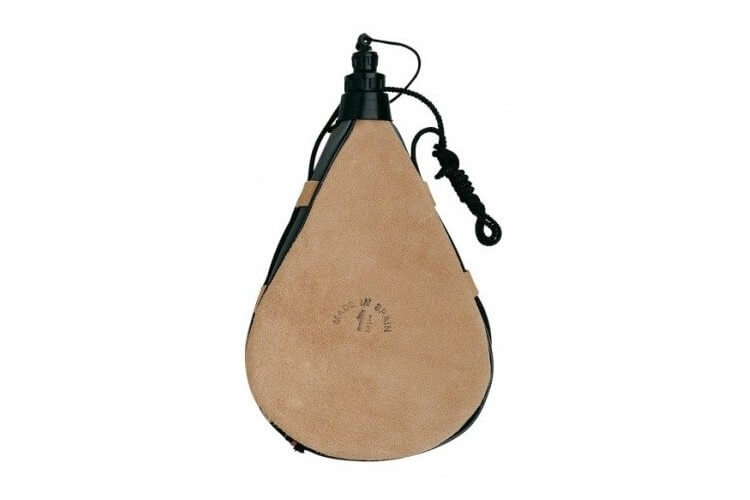 Gourde en peau de taureau étanche 1.5L + cordon de transport 
