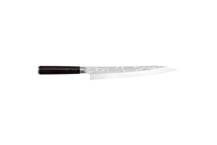Couteau Yanagiba japonais KAI Shun Pro Sho tranchant asymétrique 24cm