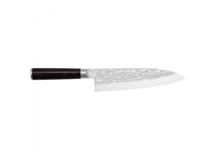 Couteau Deba japonais KAI Shun Pro Sho tranchant asym&eacute;trique 21cm