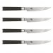 Coffret 4 couteaux à steak japonais Shun Classic lames 12,5cm