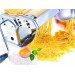 Machine à pâtes ergonomique et manuelle en inox - 9 positions